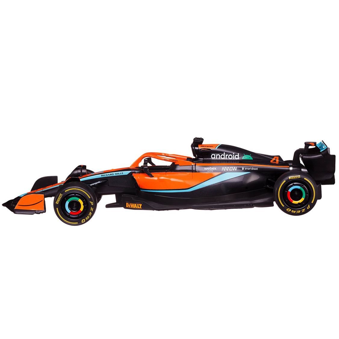 Машина р/у 1:18 Формула 1 McLaren F1 MCL36, 2,4G, цвет оранжевый, комплект  стикеров., 31.3*11.3*6.9