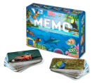 Настольная игра Нескучные игры Мемо 2 в 1 Пернатый мир и Подводные обитатели (100 карточек)