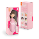 Тканевая кукла Orange Toys Sweet Sisters Sophie в розовом платье с розочками Вечерний шик на каркасе 32 см