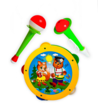 Музыкальный набор Аэлита №2 3 штуки (Тромбон 1шт. Бубен 1шт. Рожок 1 шт.) Музыкальный набор Аэлита №2 3 штуки (Тромбон 1шт. Бубен 1шт. Рожок 1 шт.)