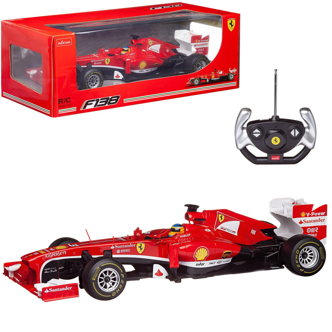 Машина р/у 1:12 Болид гоночный Ferrari F1, красный цвет, 2,4G | купить,  цена, отзывы