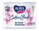 Ватные палочки AURA 200 штук