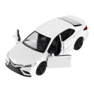 Машина металлическая RMZ City серия 1:32 Toyota Camry 2022, белый цвет, инерционный механизм, двери открываются