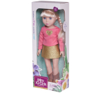 Кукла в розовой кофте и золотой юбке 36 см