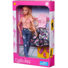 Игровой набор Кукла Defa Lucy Городская модница в футболке и джинсах с дополнительным комплектом одежды 29 см