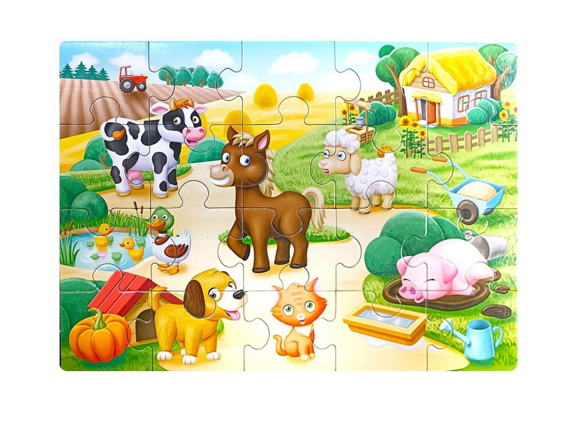 Пазл Baby Toys First Puzzle 4 в 1 Кто где живет | купить, цена, отзывы