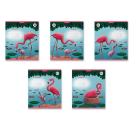 Тетрадь ErichKrause Фламинго, 12 листов, клетка,MIX-PACK