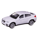 Машина металлическая 1:43 BMW X6, цвет белый