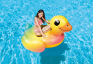 Плот надувной INTEX Baby Duck Ride-On (Уточка), для бассейна и моря, от 3 лет, 147х147х81,28см