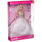 Кукла Defa Lucy Невеста-принцесса в белом платье в наборе с игровыми предметами, 29 см