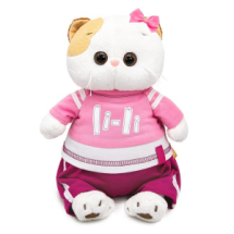 Кошка Ли-Ли в костюме в стиле спорт-шик 24 см Кошка Ли-Ли в костюме в стиле спорт-шик 24 см