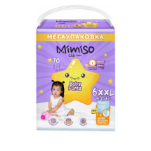 MIMISO Трусики одноразовые 6/XXL 16-25 кг 70шт