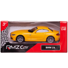 Машинка металлическая Uni-Fortune RMZ City 1:43 BMW Z4 , Цвет Жёлтый