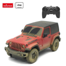 Машина р/у 1:24 JEEP Wrangler Rubicon-Muddu version, красный. Модель с эффектом загрязнения.