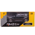 Машинка металлическая Uni-Fortune RMZ City 1:64 Land Rover Range Rover Sport, без механизмов, черный матовый цвет