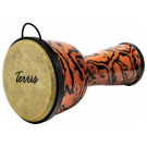 Музыкальный инструмент TERRIS Барабан Джембе без настройки DPC-08 URBAN Dune оранжевый с черным