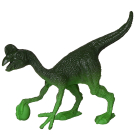 Игровой набор Junfa Динозавры (большой зеленый динозавр, 4 динозавра, детали для сборки динозавра, пальма) свет, звук