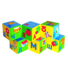 Кубики Мякиши Умная Азбука 6 кубиков 15*15 см