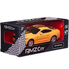 Машинка металлическая Uni-Fortune RMZ City серия 1:32 Ford Mustang GT 2015 with Strip инерционная, цвет желтый, двери открываются