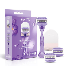 Gillette Venus Станок для бритья + 3сменные кассеты + подставка