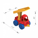 Пожарная машина "Нордик" без индивидуальной упаковки 9х6,5х11,5 см