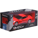 Машина металлическая RMZ City серия 1:32 Chevrolet Corvette Grand Sport, инерционная, цвет красный матовый, двери открываются