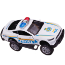 Машинка Junfa Полицейский джип 1:32 металлический с открывающимися дверцами инерционный