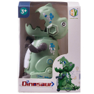 Игрушка заводная Junfa Нажми и поедет Динозавр, светло-зеленый в коробке 10,4х7,8х14,5см