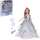 Кукла ABtoys "Бал принцессы" в длинном платье, светлые волосы 30см
