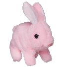 Кролик Abtoys Счастливые друзья розовый, движение, звук.