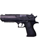 Пистолет Junfa черный с 3 мягкими пулями, 25х4х14 см