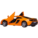 Машинка металлическая Uni-Fortune RMZ City серия 1:32 McLaren 650S, инерционная, цвет оранжевый, двери открываются