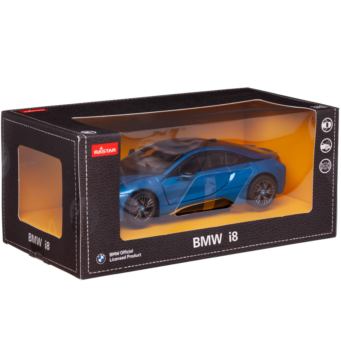 Машина металлическая 1:24 scale BMW i8, цвет синий, двери и капот  открываются | купить, цена, отзывы