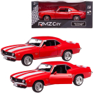 Машина металлическая RMZ City серия 1:32 Chevrolet Camaro 1969, красный цвет, двери открываются