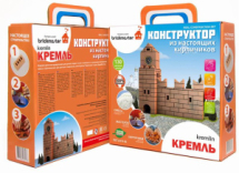 Конструктор Построй и играй! Briсkmaster "КРЕМЛЬ" из настоящих кирпичиков (141 деталь)