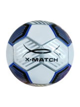 Мяч футбольный X-Match серебро синий