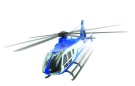 Вертолет DICKIE EC 135 die-cast с крутящимися лопастями 21см