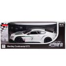 Машина р/у 1:14 Bentley Continental GT3, цвет белый 2,4G