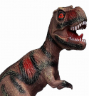 Фигурка Junfa Динозавр длина 50 см со звуком коричнево-черный