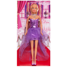 Кукла Defa Lucy в фиолетовом блестящем платье 29 см