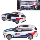 Машинка металлическая MSZ серия 1:43 BMW X5M, цвет белый, инерционный механизм, двери открываются