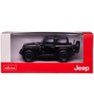 Машина металлическая 1:43 JEEP Wrangler Rubicon, цвет черный