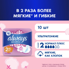 Always Ultra Sensitive Normal Plus Прокладки женские 10шт ультратонкие