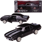 Машинка металлическая Uni-Fortune RMZ City серия 1:32 Chevrolet Camaro 1969, инерционная, серый матовый цвет, двери открываются