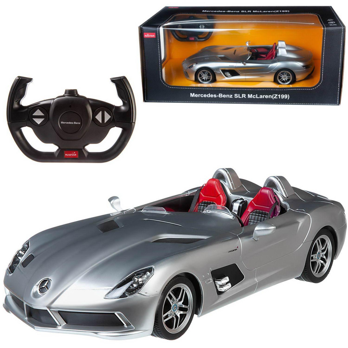 Машина р/у 1:12 Mercedes-Benz SLR, цвет серебряный 2.4G | купить, цена,  отзывы