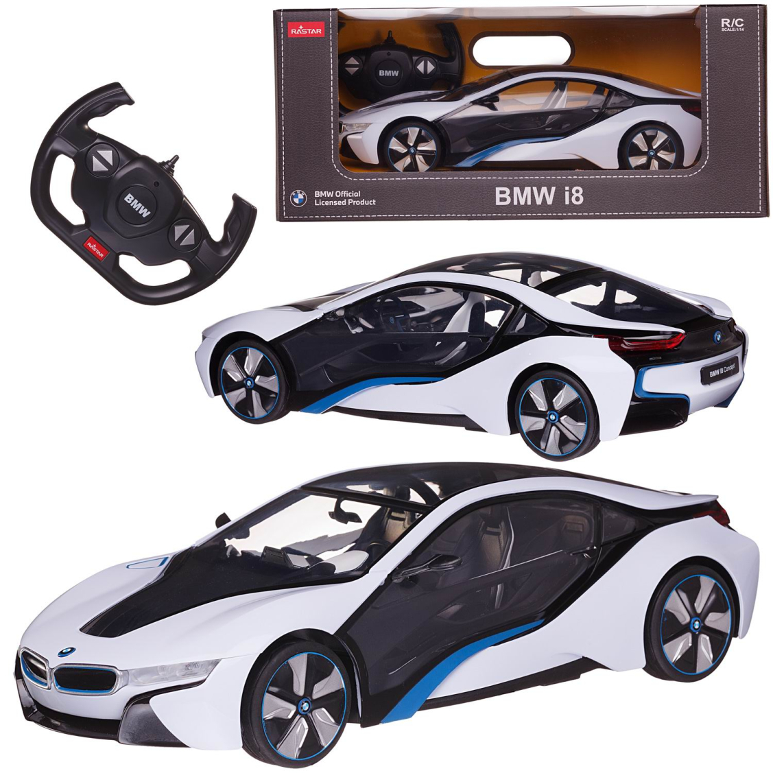 Машина р/у 1:14 BMW I8, цвет белый, световые эффекты | купить, цена, отзывы