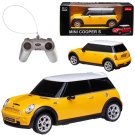 Машина р/у 1:18 Minicooper S, цвет жёлтый 2.4G