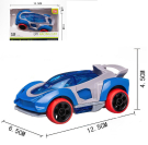 Машинка Junfa спортивная инерционная синяя 12,5х6х4,5 см