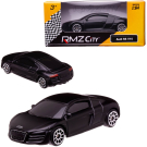 Машинка металлическая Uni-Fortune RMZ City 1:64 Audi R8 V10, без механизмов, черный матовый цвет