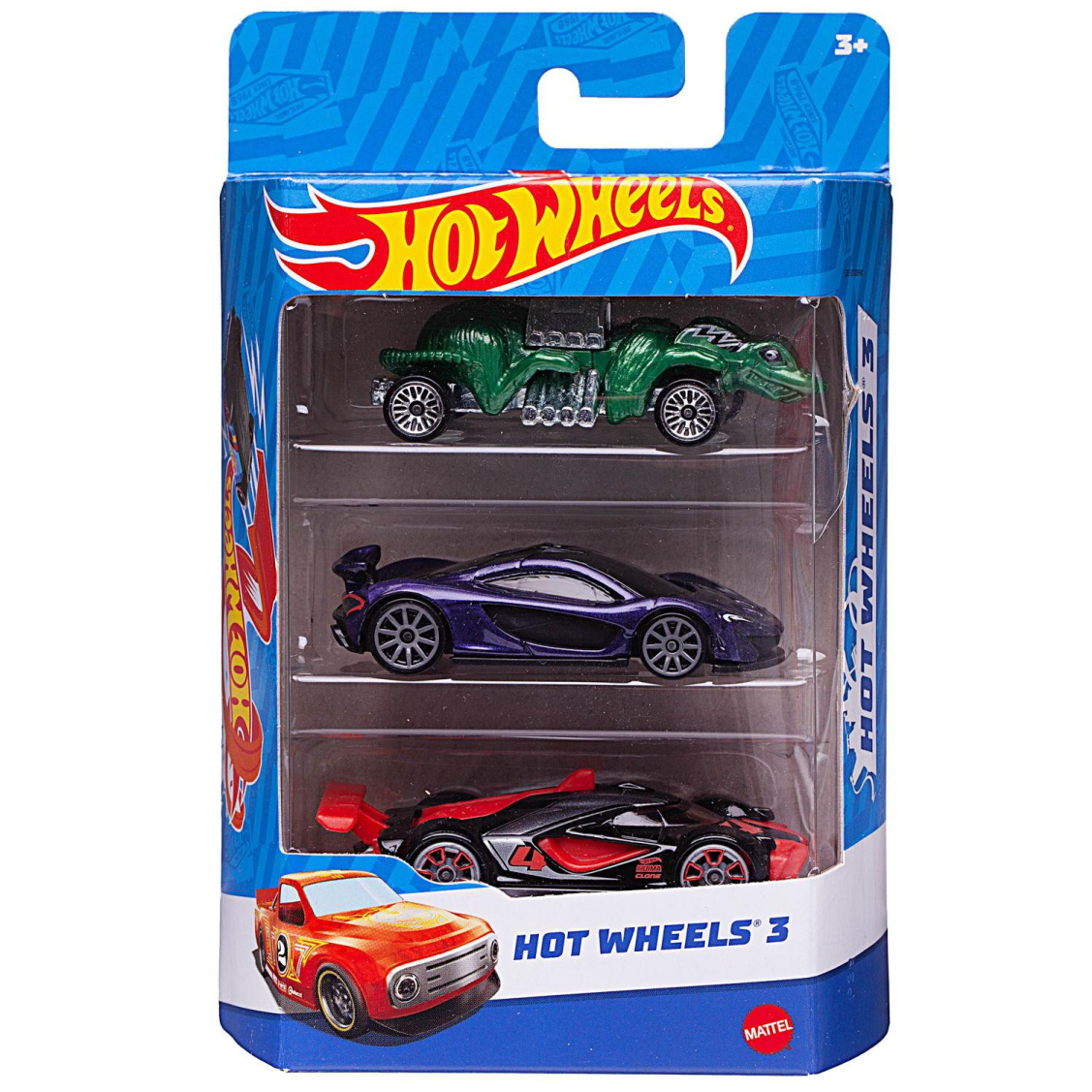 Набор машинок Mattel Hot Wheels 3 машинки №2 | купить, цена, отзывы